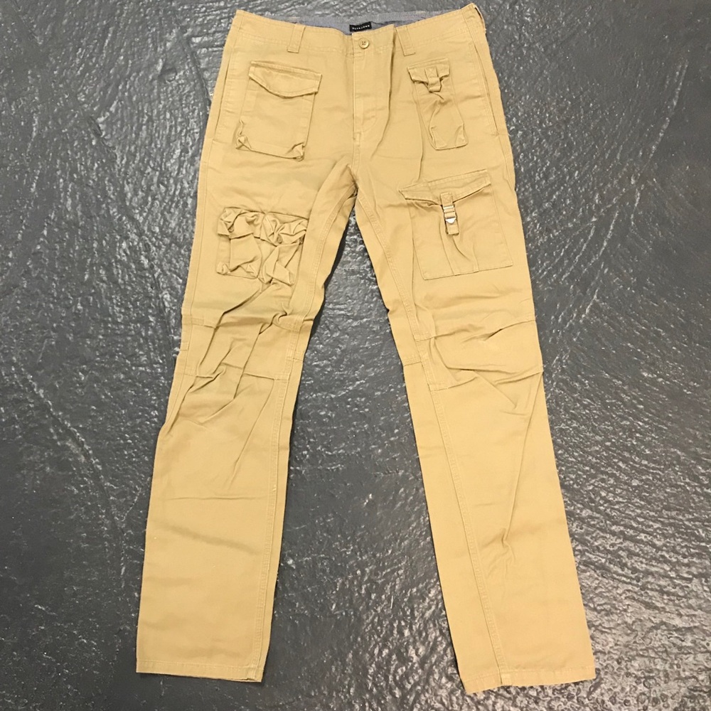 SEAN JOHN Khaki Cotton Pocketed Pants - Sz 18